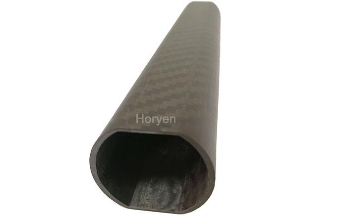 3K Square Round Carbon Fiber Tube
